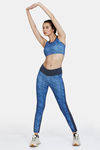 Zelocity High Rise Quick Dry Leggings - India Ink — thumbnail 4